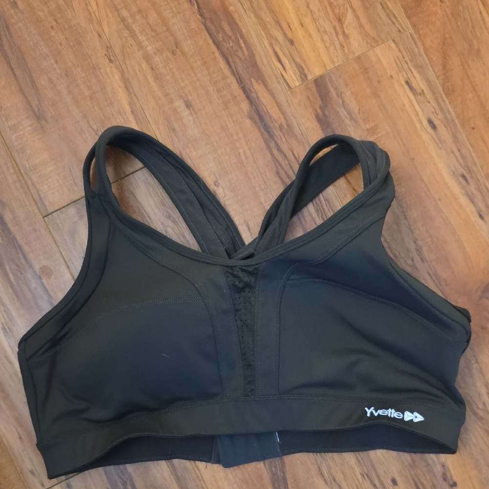 Yvette Army Green Sports Bra DD XL